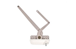 Left Hand Maxim Dual Arm Casement Operator (White)