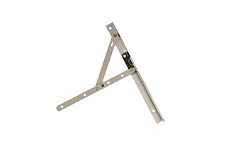 Right Hand (Adjustable) Casement Hinge Assembled 10" 