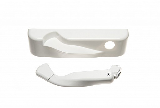 Left Hand Tango Handle / Cover (Black) [Silver Spline] - Truth Encore Operators