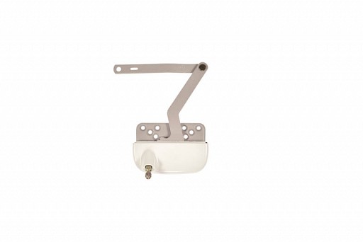 Left Hand Ellipse Dyad Roto Gear Casement Operator (White)