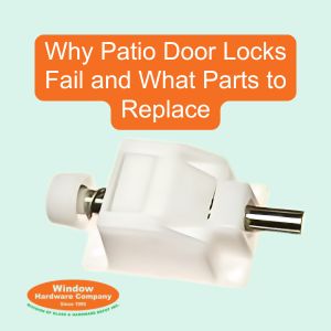replacement secondary patio door lock