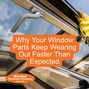 worn out window parts